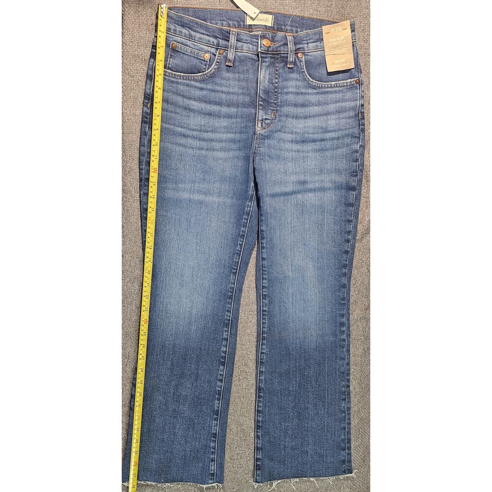 Women's Madewell Mid-Rise Kick Out Jeans w/ Raw Hem